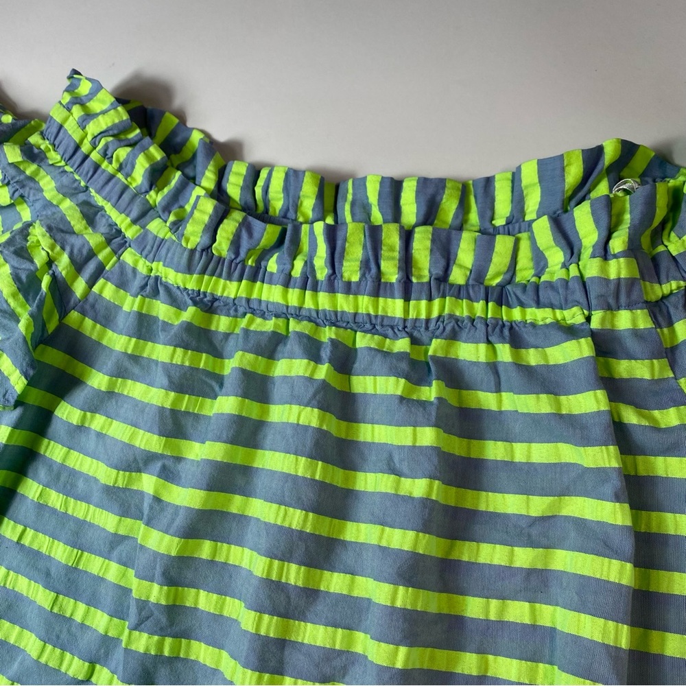 Corey Lynn Carter #408 Striped Anthropologie Dress SZ L Large - Picture 4 of 7